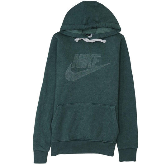 Nike Men’s Green Pullover Hoodie M Graphic Cotton Fleece Sportswear