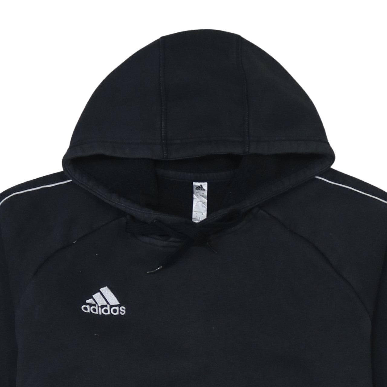 Adidas Men's Black Pullover Hoodie L Fleece Sportswear