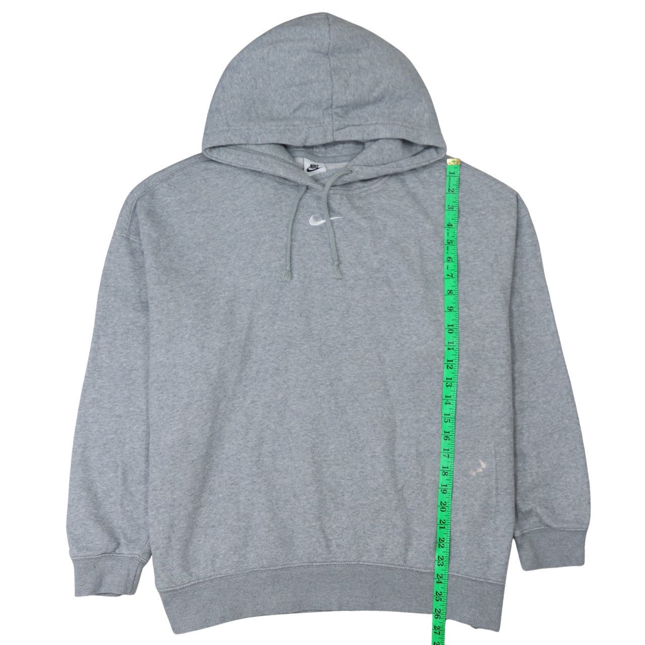 Nike Men's Grey XL Pullover Hoodie Fleece Regular Fit Sportswear