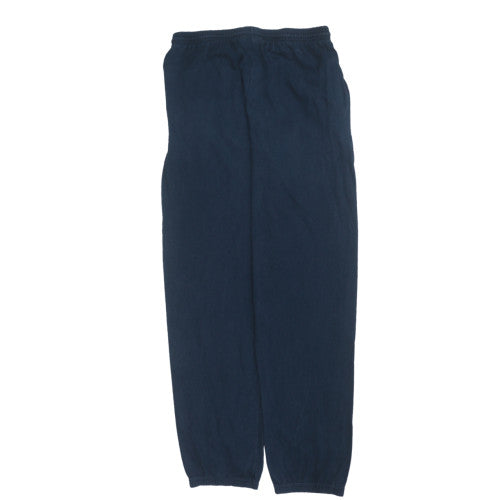 Champion Men's Blue Small Sweatpants Regular Fit Elastic Waist