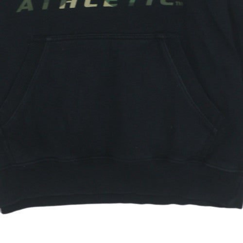 Russell Athletic Boys Black 12-13 Years Pullover Hoodie Camo Logo