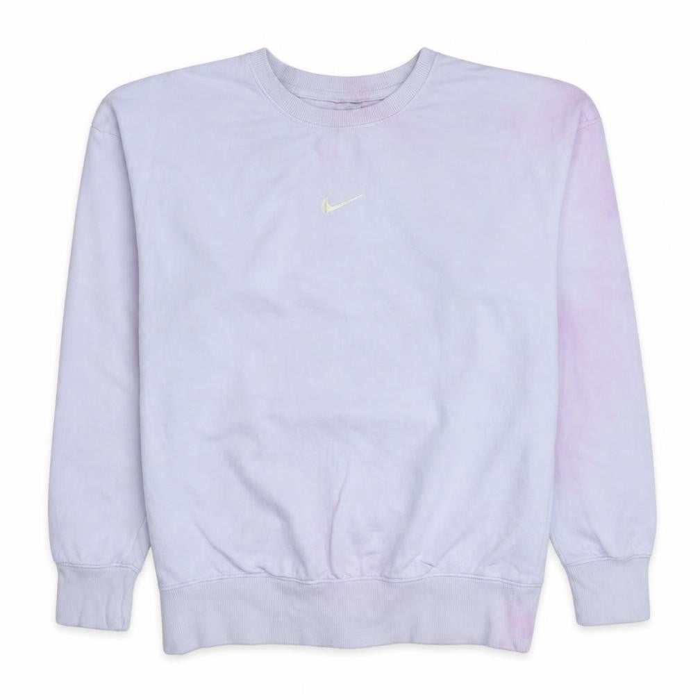 Nike Women’s Lilac Sweatshirt Small Cotton Blend Crew Neck Pullover