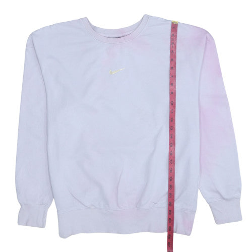 Nike Women’s Lilac Sweatshirt Small Cotton Blend Crew Neck Pullover