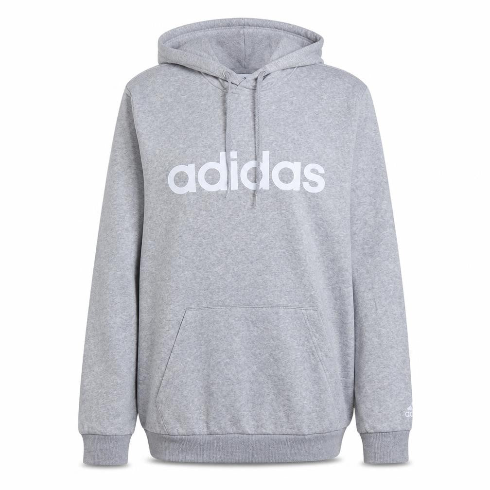 Adidas Womens Grey XL Pullover Hoodie Sweatshirt Casual Cotton Blend