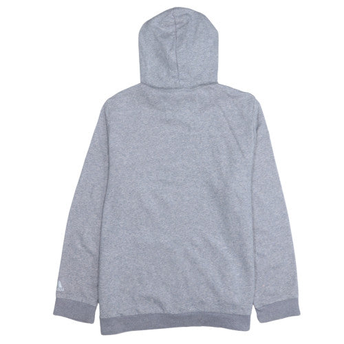 Adidas Womens Grey XL Pullover Hoodie Sweatshirt Casual Cotton Blend