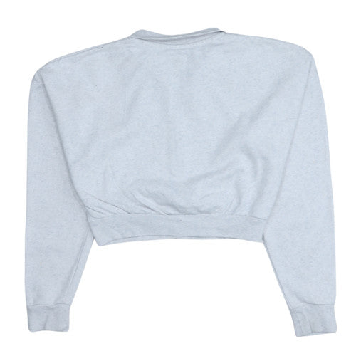 Nike Womens Grey 1/2 Zip Cropped Sweatshirt XS