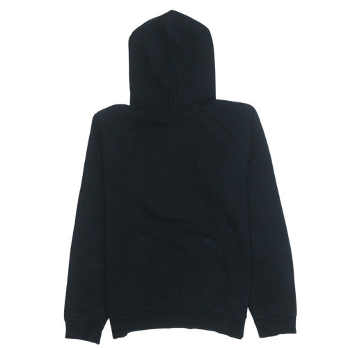 Puma Teens Black 164 Pullover Hoodie Graphic Sports Cotton Blend