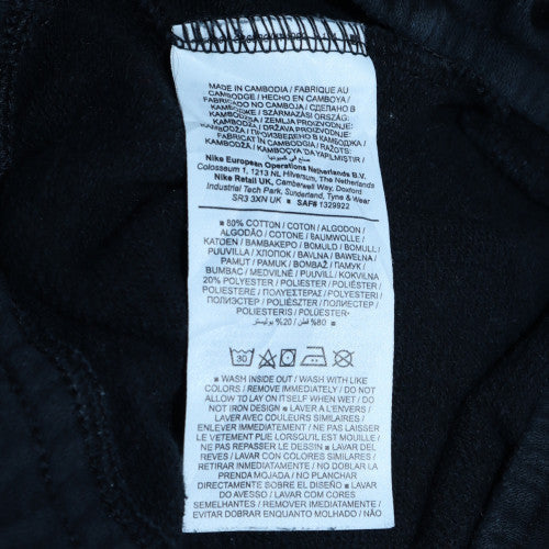 Nike Men's Black Fleece Jogger Trousers M Regular Fit