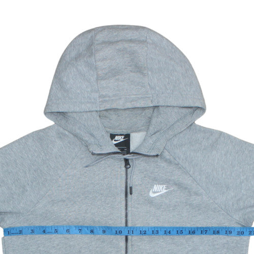 Nike Men's Grey Full Zip Hoodie Size S Regular Fit