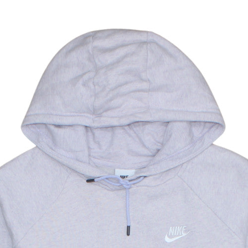 Nike Men Grey Pullover Hoodie M Regular Fit Fleece Sportswear