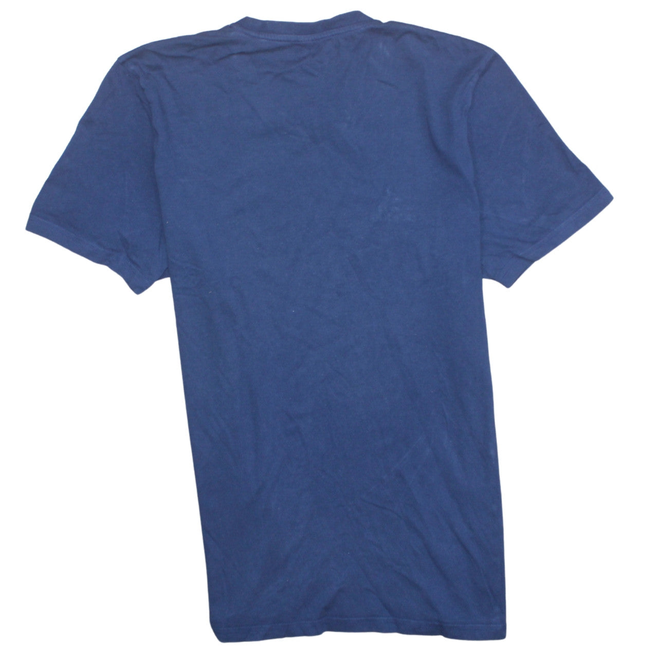 Adidas Men's Navy Blue Crew Neck Short Sleeve Cotton T-Shirt M