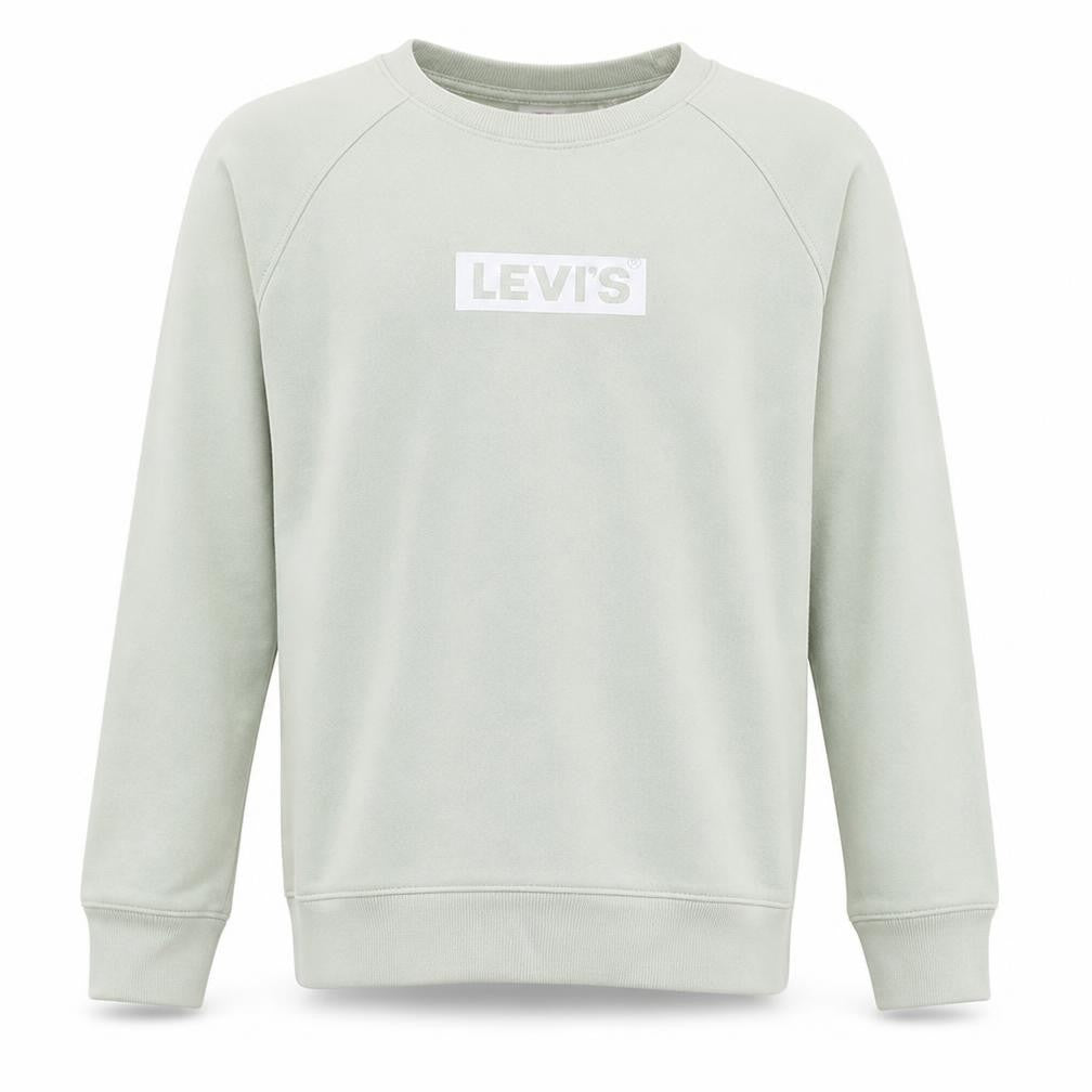 Levi's Men's Green Logo Crew Neck Pullover Sweatshirt Size M