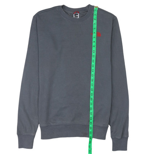 The North Face Mens Grey Crew Neck Pullover Sweatshirt M Regular Fit