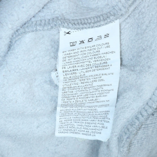 Puma Mens Grey Pullover Hoodie Size M Regular Fit Graphic Logo
