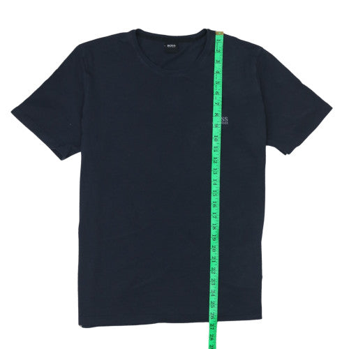 Hugo Boss Men's Black Cotton Crew Neck Short Sleeve T-Shirt Size M