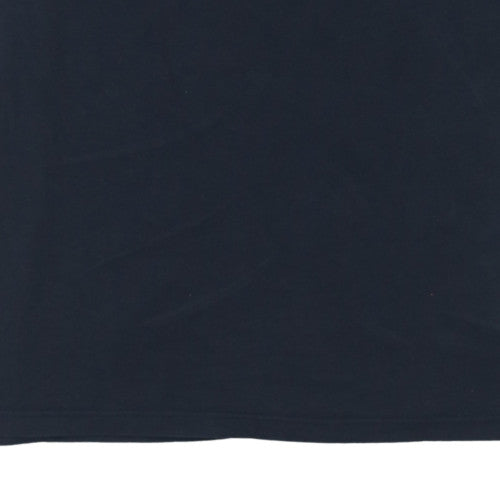 Hugo Boss Men's Black Cotton Crew Neck Short Sleeve T-Shirt Size M