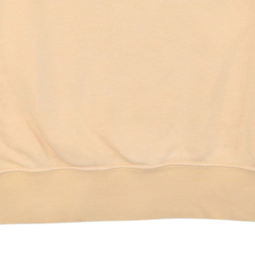 Nike Men's Beige Small Crew Neck Logo Pullover Sweatshirt