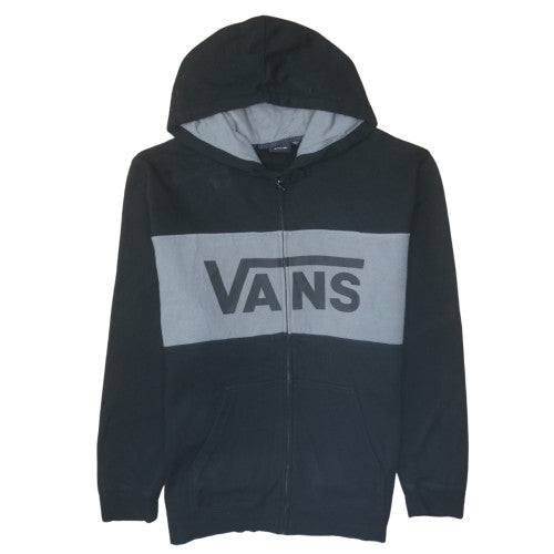 Vans Men's Black XL Full Zip Hoodie Sweatshirt