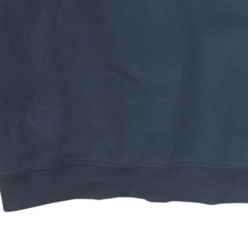 U.S. Polo Assn. Men's Black XL Crew Neck Cotton Blend Pullover Sweatshirt