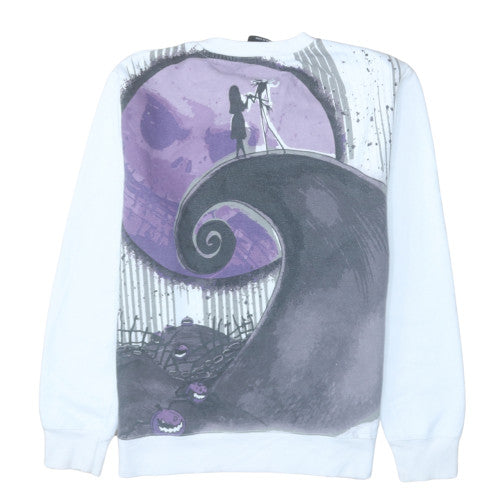Primark Women White The Nightmare Before Christmas Sweatshirt L