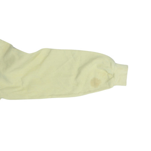 Lacoste Men's Yellow Crew Neck Cotton Fleece Sweatshirt M