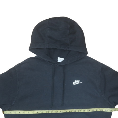 Nike Men's Black Pullover Hoodie Medium Fleece Regular Fit