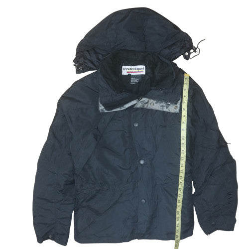Renaultsport Men’s Black XL Nylon Parka Jacket Hooded Lined