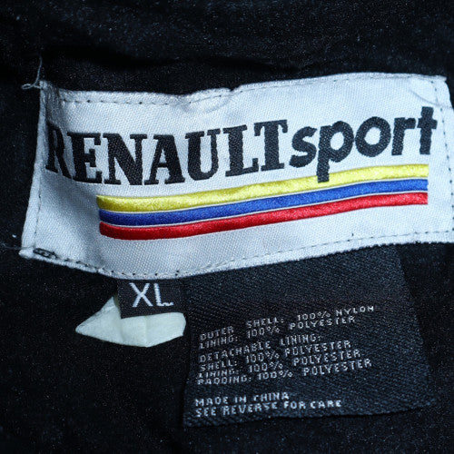 Renaultsport Men’s Black XL Nylon Parka Jacket Hooded Lined