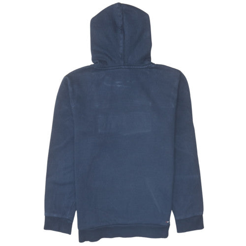 Napapijri Womens Blue Pullover Hoodie Cotton Size 12