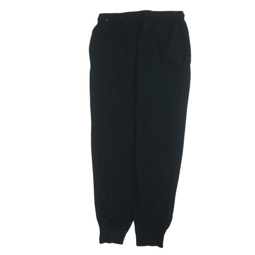 Nike Men’s Black Sweatpants M Regular Fit Tapered Fleece