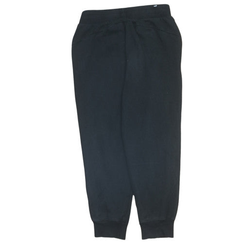 Puma Womens Black Fleece Jogger Trousers Size M