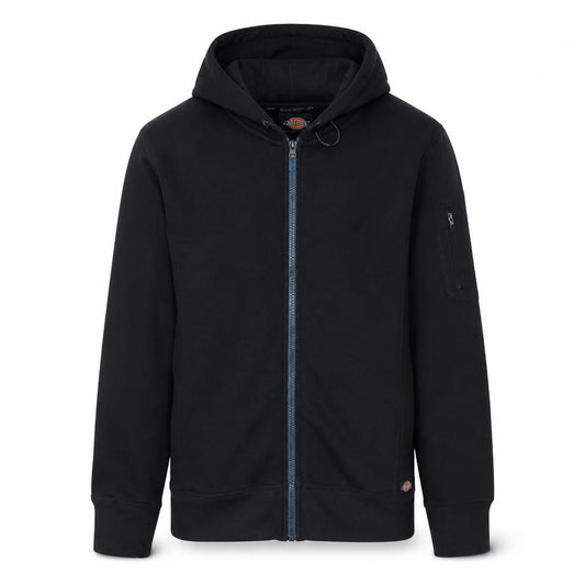 Dickies Men's Black Full Zip Hoodie Size S Regular Fit