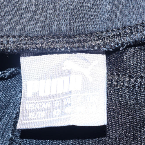 Puma Womens Black XL Jogger Trousers with Logo Cuffed Fit