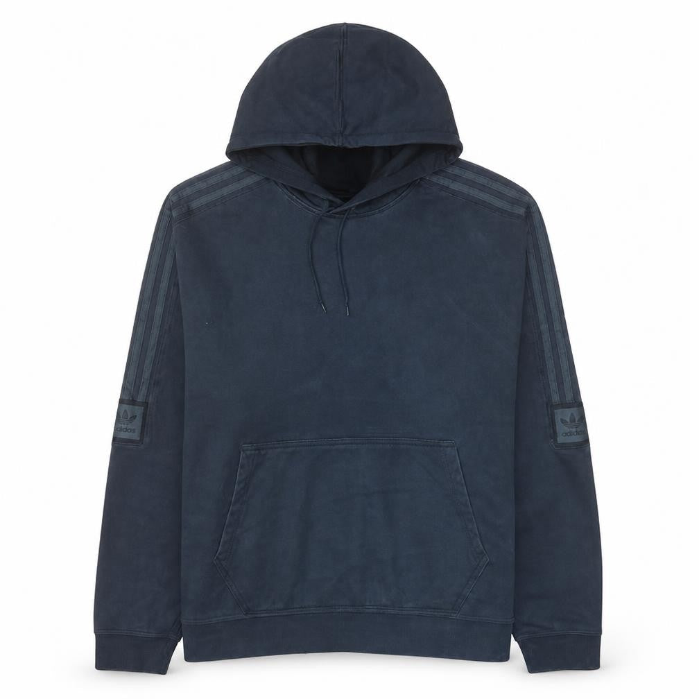 Adidas Men’s Navy Hoodie XL Pullover Hooded Cotton Blend Sweatshirt