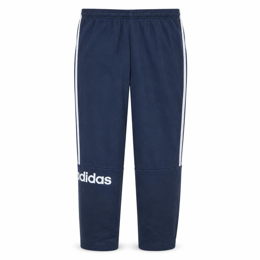 adidas Men's Blue Regular Fit Tapered Sweatpants M