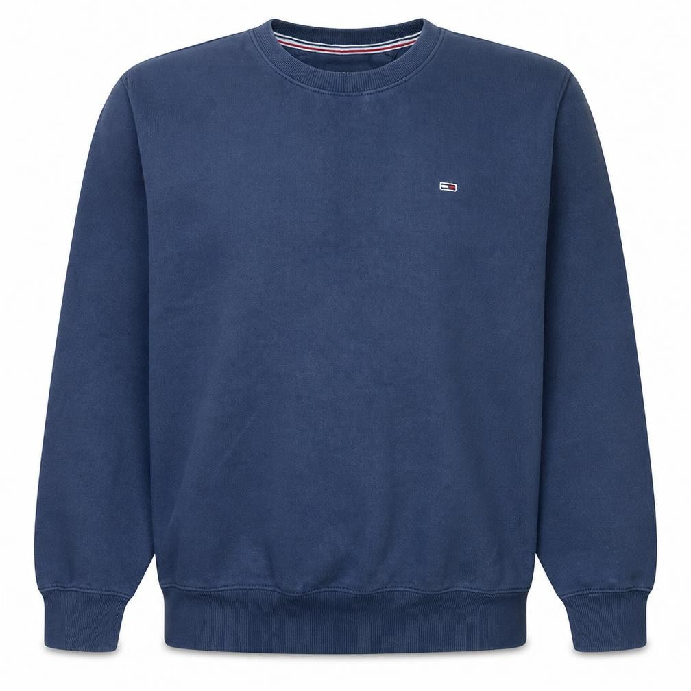 Tommy Jeans Mens Blue 2XL Crew Neck Pullover Sweatshirt