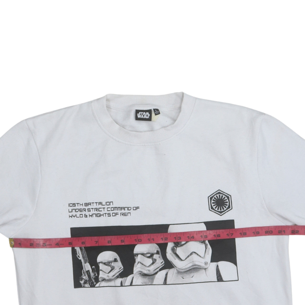 Primark Star Wars Men's White L Pullover Sweatshirt Stormtrooper Graphic