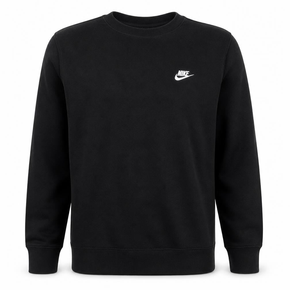 Nike Men's Black Crew Neck Pullover Sweatshirt Medium