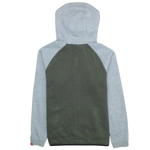 Nike Boys Olive & Grey Full Zip Hoodie Sweatshirt XL 13-15 Years Hooded
