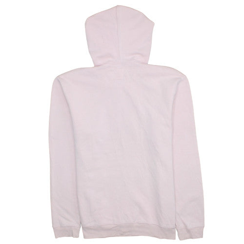 GAP Womens Pink Pullover Hoodie Medium Cotton Blend Logo Sweatshirt