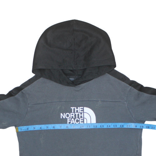 The North Face Boys Black/Grey Pullover Hoodie XL Cotton Blend Casual