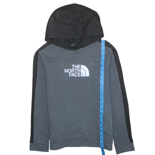 The North Face Boys Black/Grey Pullover Hoodie XL Cotton Blend Casual