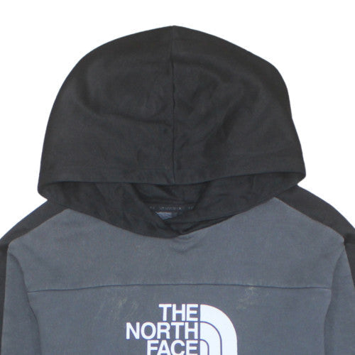 The North Face Boys Black/Grey Pullover Hoodie XL Cotton Blend Casual