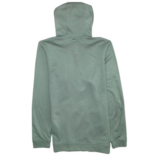 Under Armour Mens Green Pullover Hoodie Medium Loose Fit ColdGear