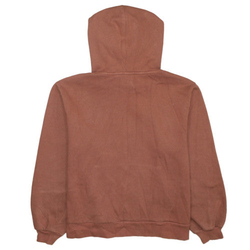 Adidas Women Brown Pullover Hoodie Size 10 Cotton Blend Casual