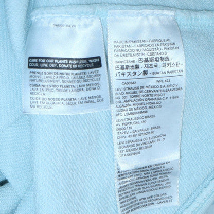 Levi's Men's Light Blue Logo Crew Neck Sweatshirt Size L