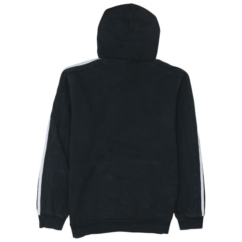 Adidas Men’s Black Pullover Hoodie M Sports Fleece Logo Athletic