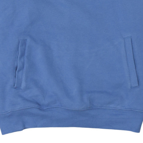 Champion Men's Blue Pullover Hoodie Size M Fleece Regular Fit