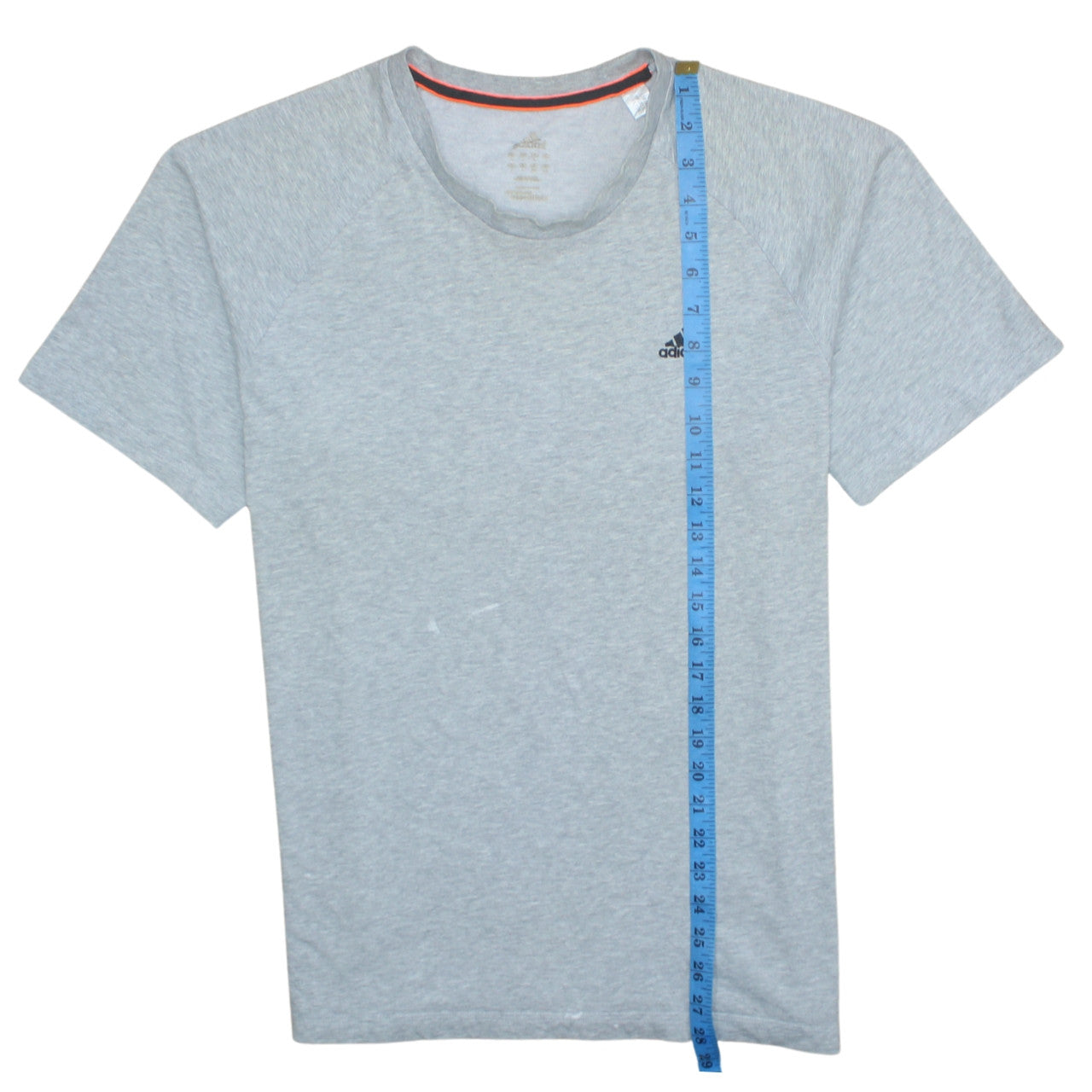 Adidas Men's Grey Crew Neck Short Sleeve Sports T-Shirt Medium