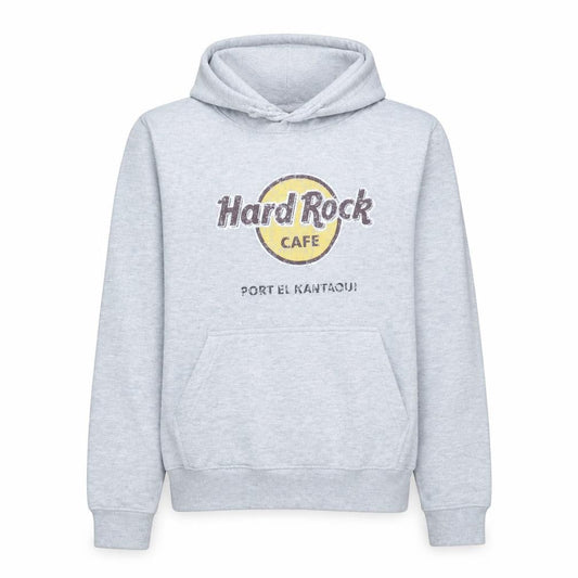 Hard Rock Cafe Women's Grey Medium Pullover Hoodie Sweatshirt
